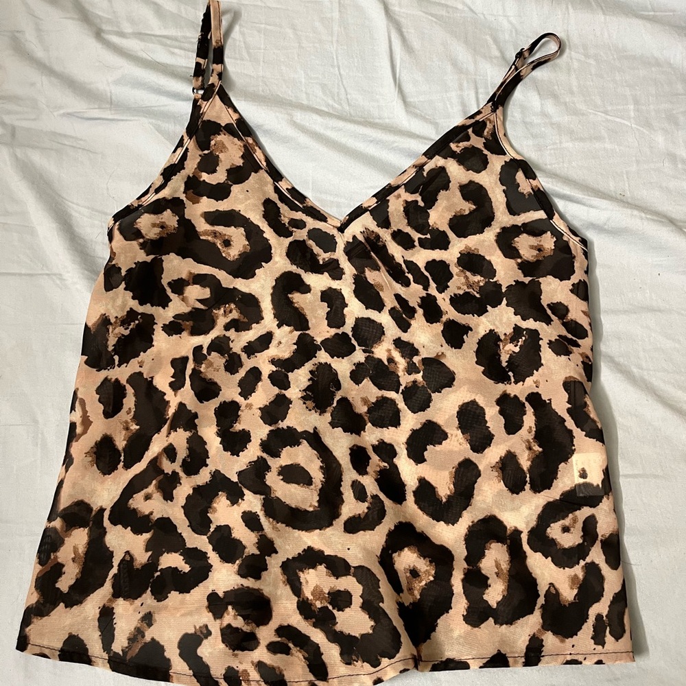 Cheetah Print Shein Tank Top Size XS